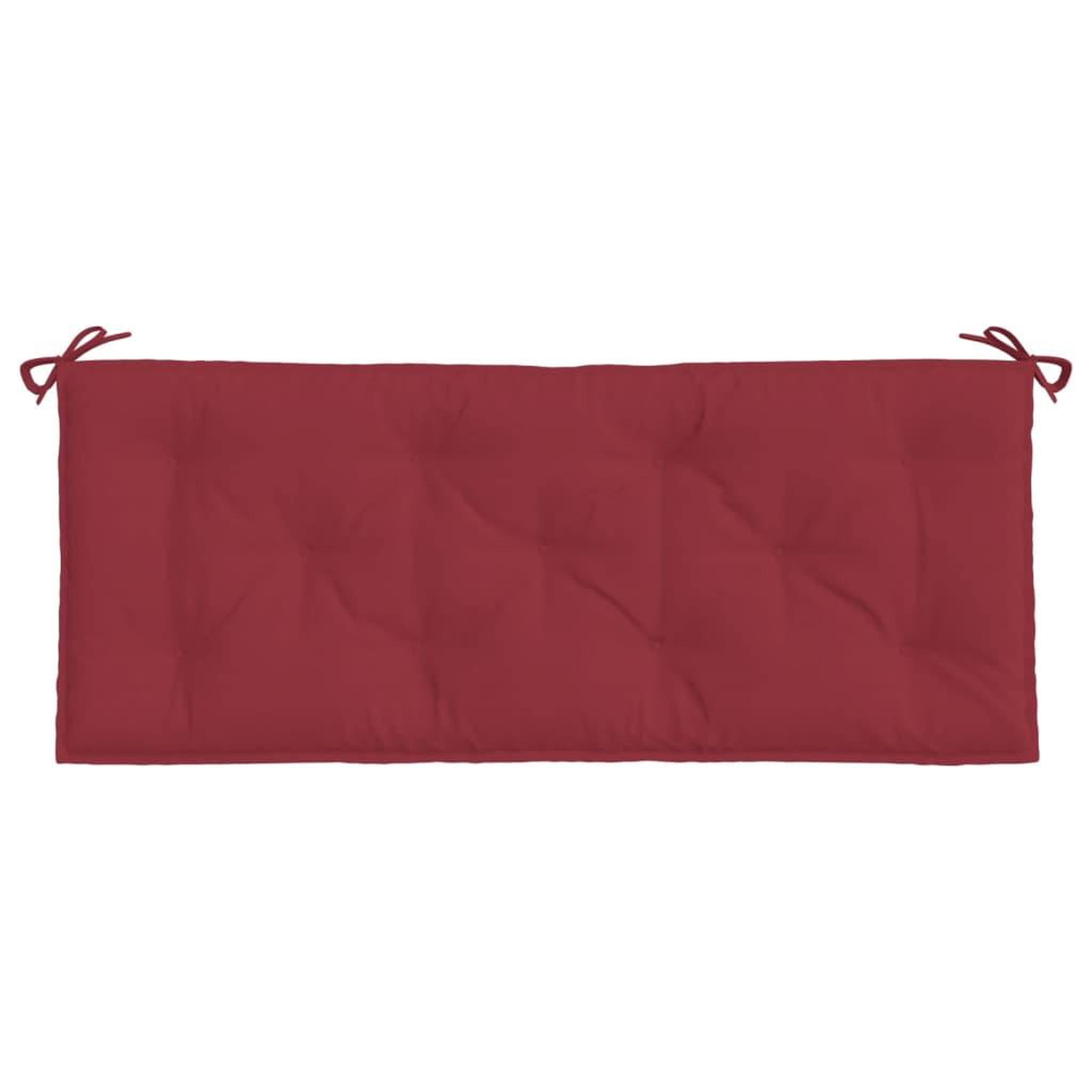 Voir la diapositive 4 : VIDAXL Coussin de banc de jardin rouge bordeaux 120x50x7 cm