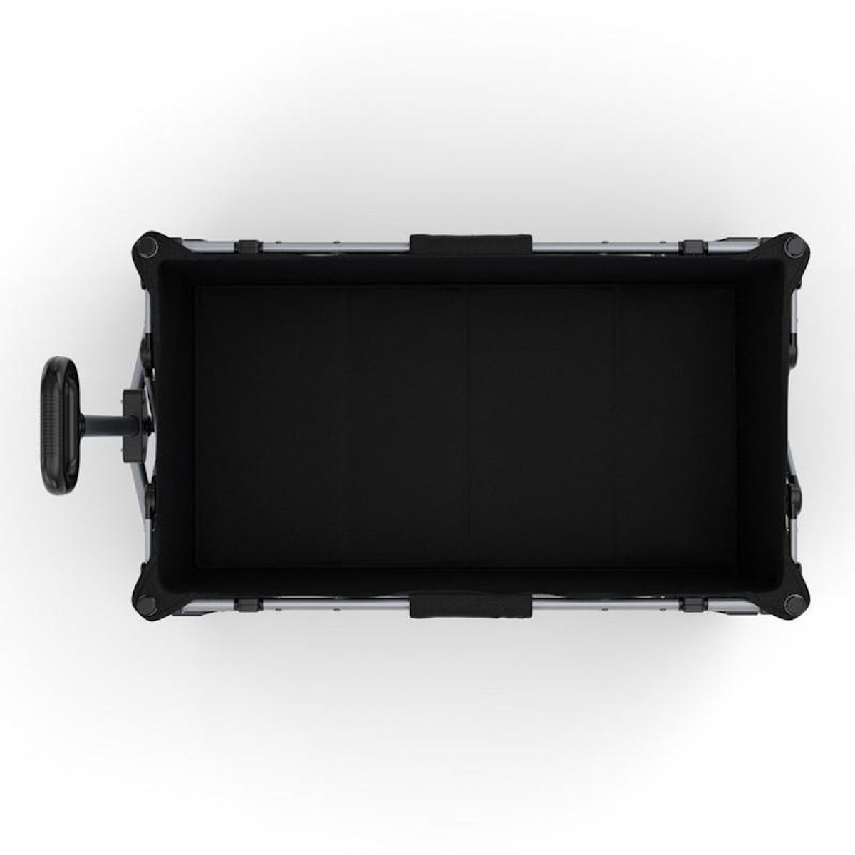 KINDERKRAFT Brouette pliable 130 l tige telescopique roues 360