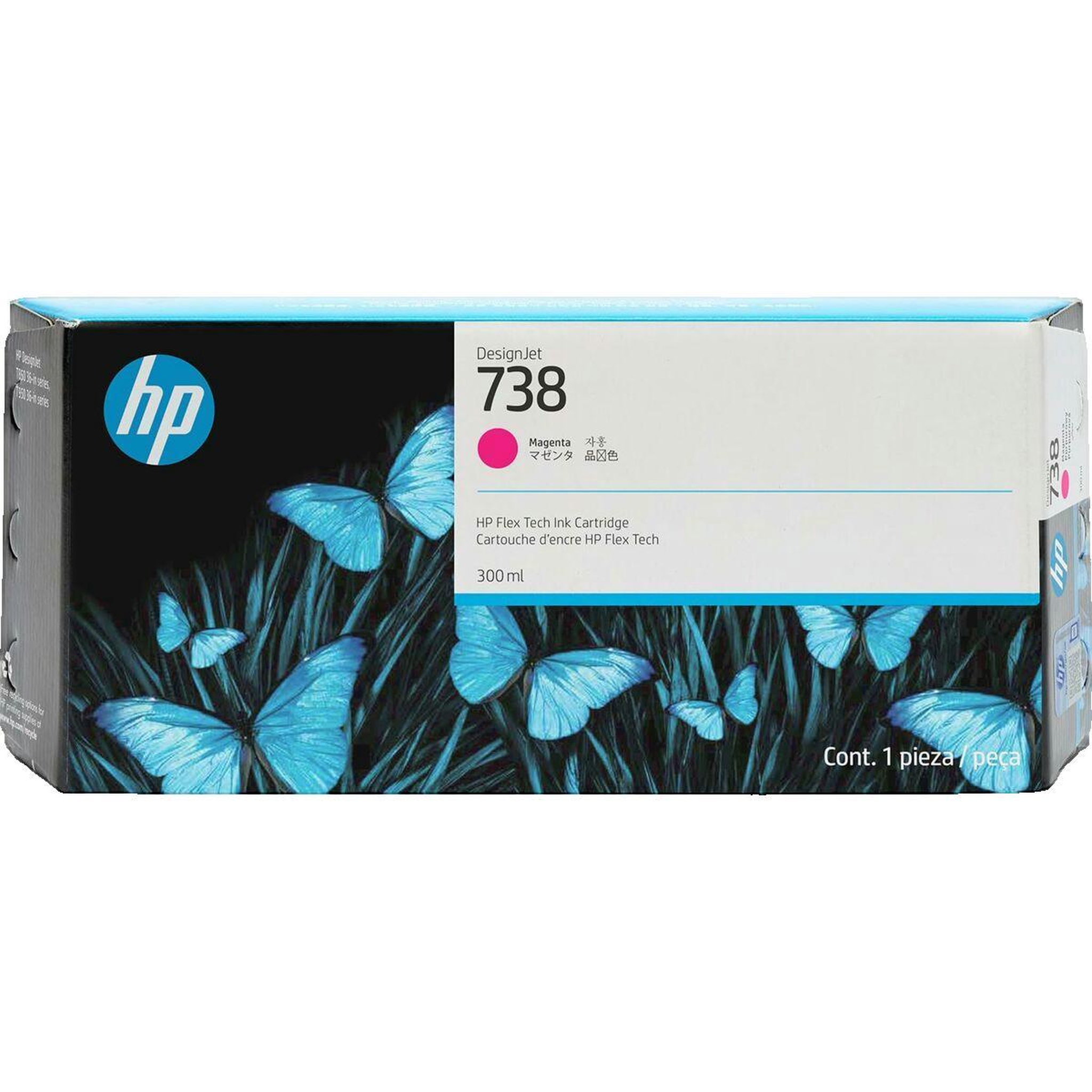 HP Cartouche d'encre HP magenta 738