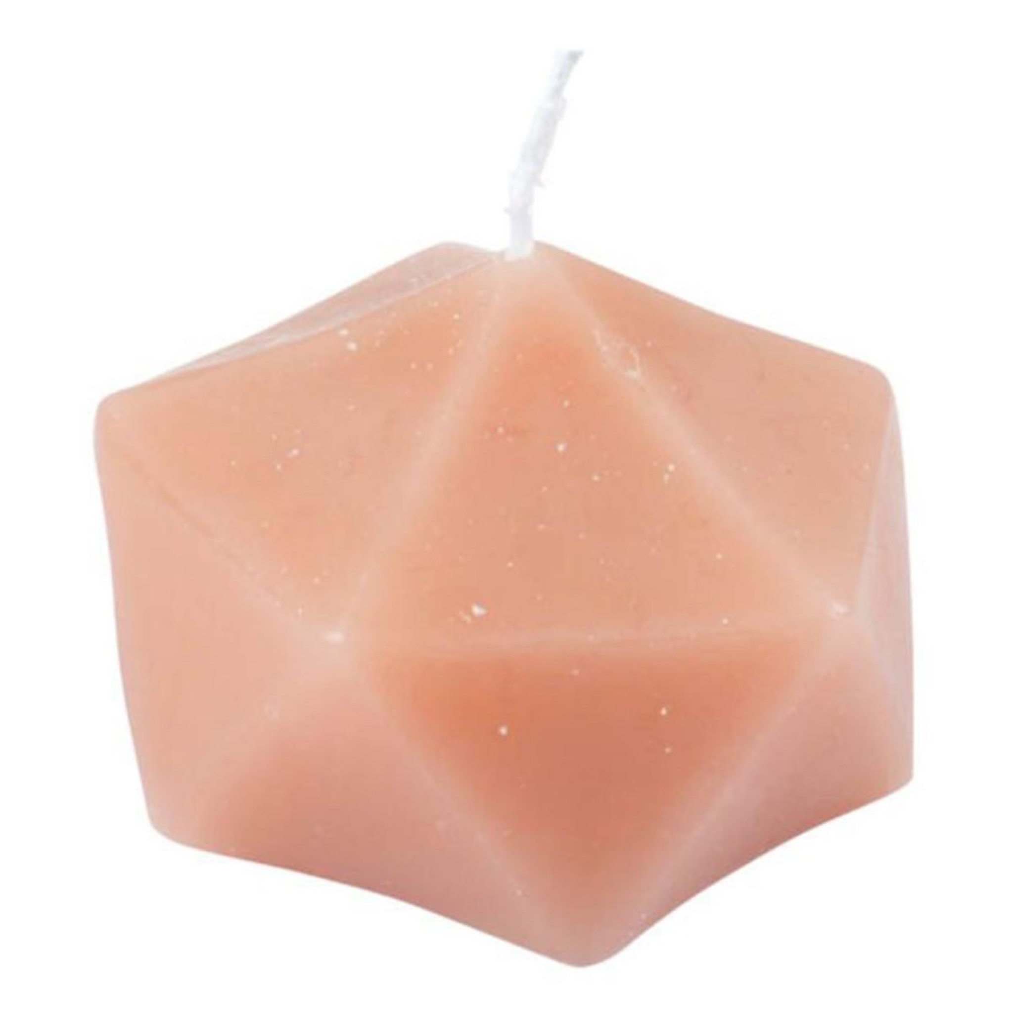 HOMEA Bougie déco origami  arty  7cm blush