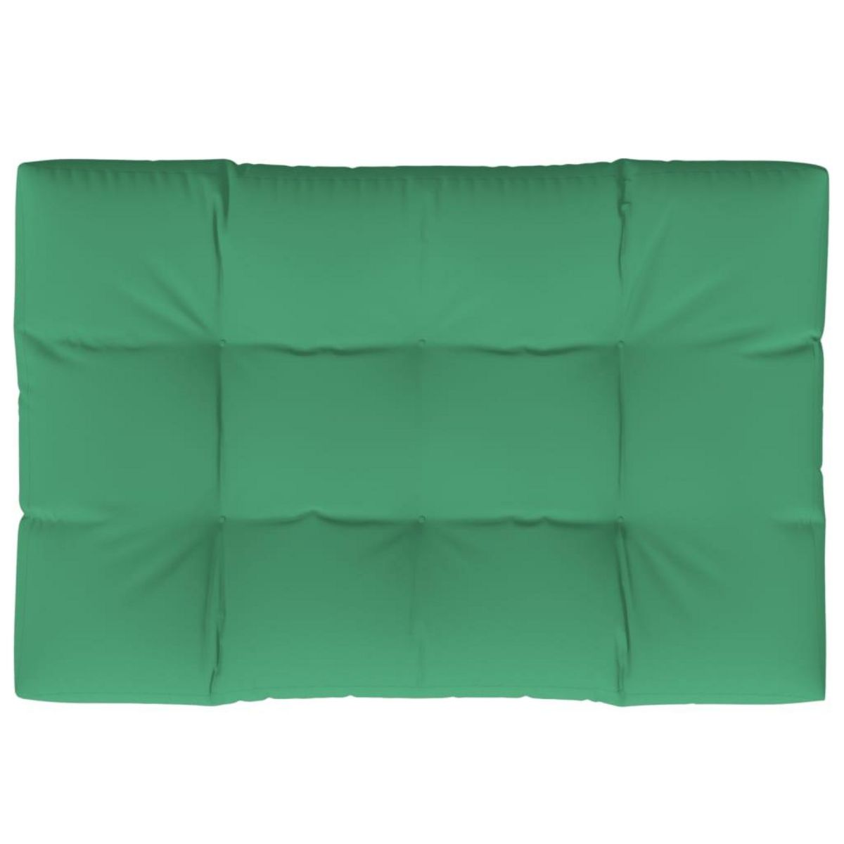 VIDAXL Coussin de palette vert 120x80x12 cm tissu