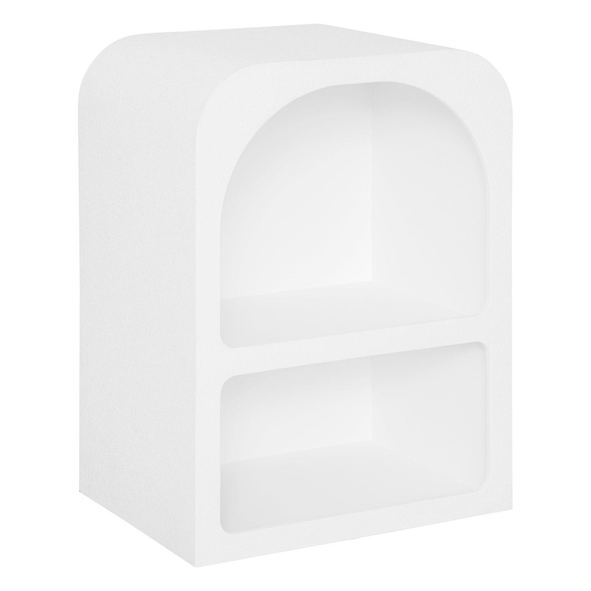 ATMOSPHERA Table de chevet 2 niches soleya - blanc