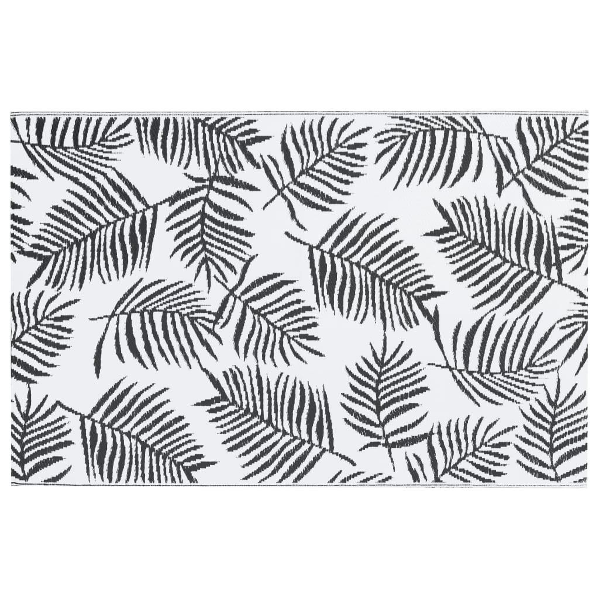Voir la diapositive 3 : VIDAXL Tapis d'exterieur ARAKIL Blanc et noir 160x230 cm PP