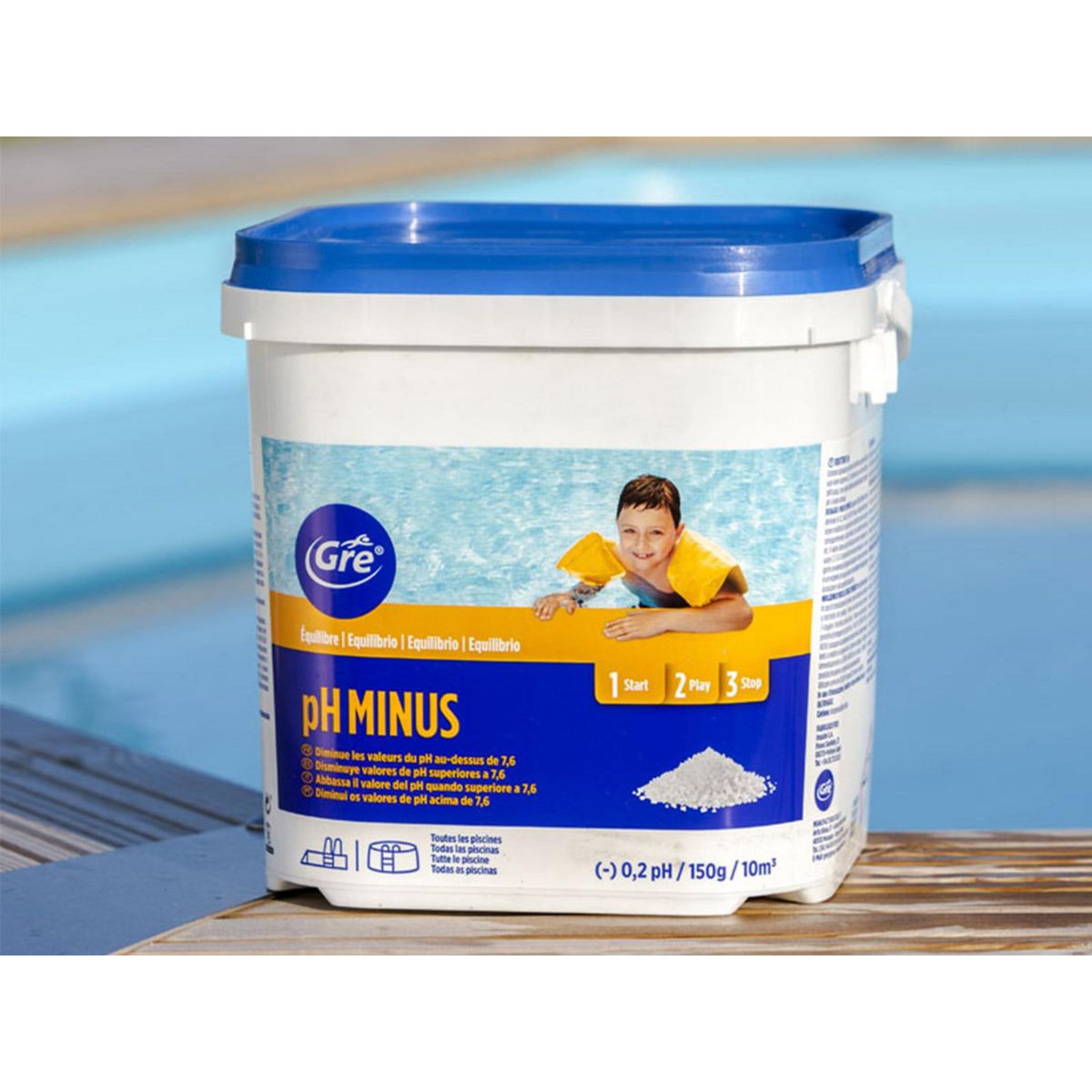 GRE pH moins granulés 5 kg - Gré