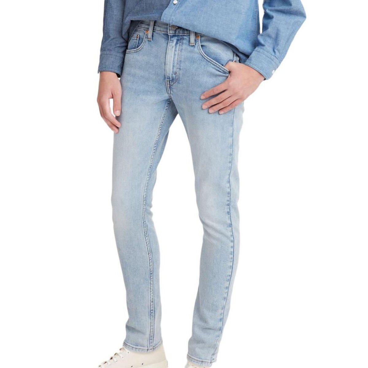 Jean skinny hotsell homme bleu clair