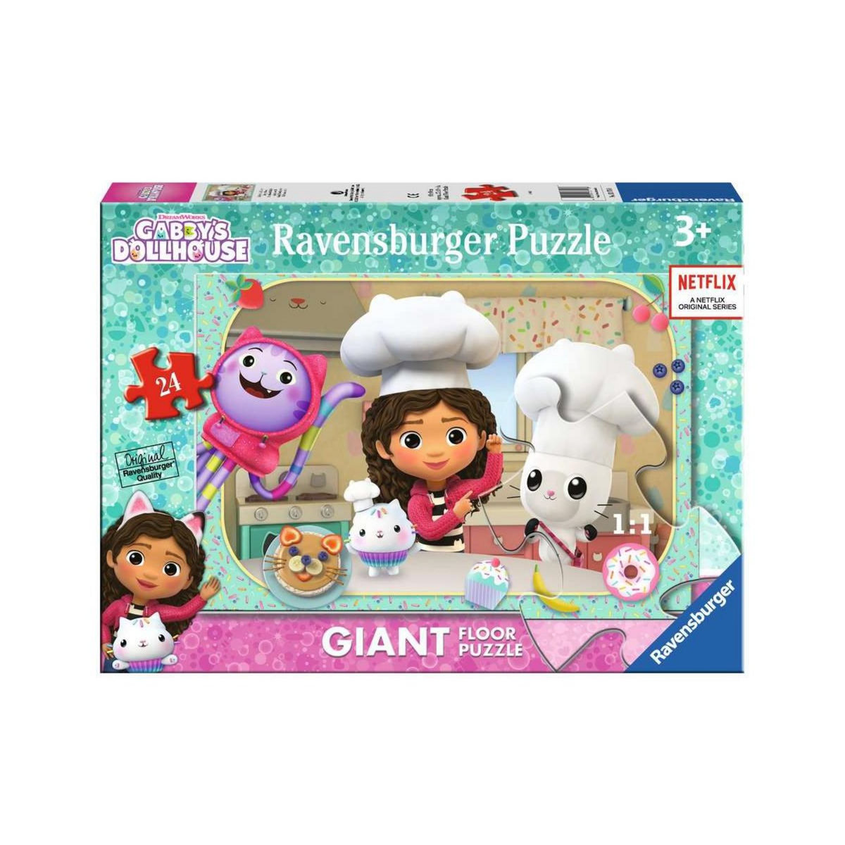 RAVENSBURGER Puzzle giant 24 pieces - La cuisine de Gabby - Gabby s dollhouse -
