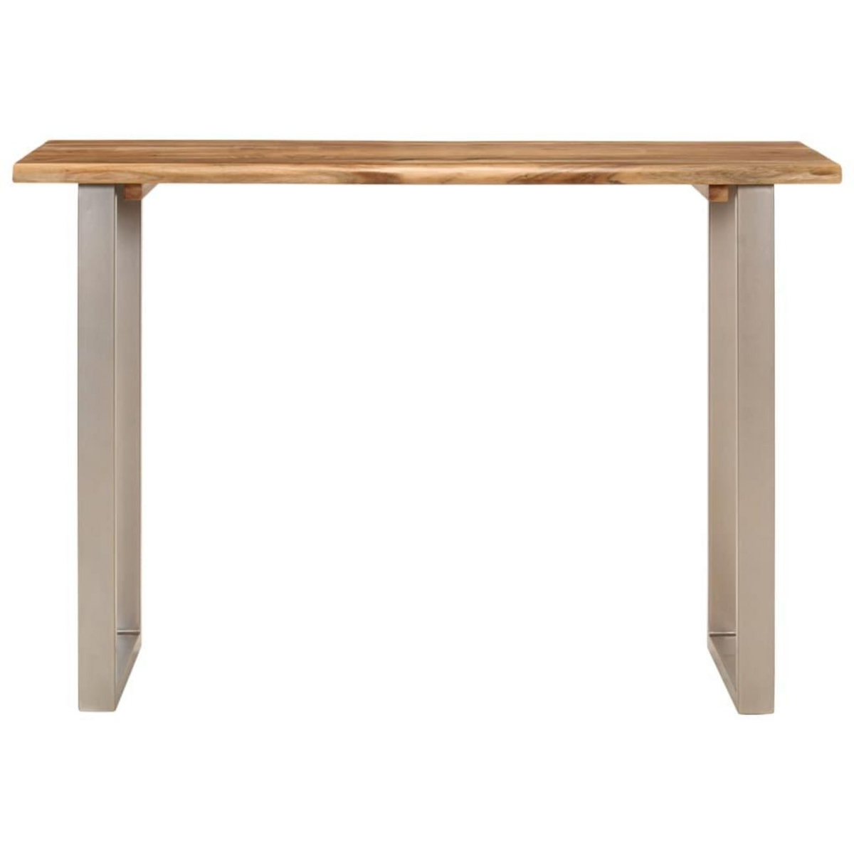 VIDAXL Table a dîner 110x50x76 cm Bois d'acacia solide