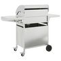 Voir la diapositive 5 : VIDAXL Barbecue a gaz avec 5 bruleurs argente acier inoxydable
