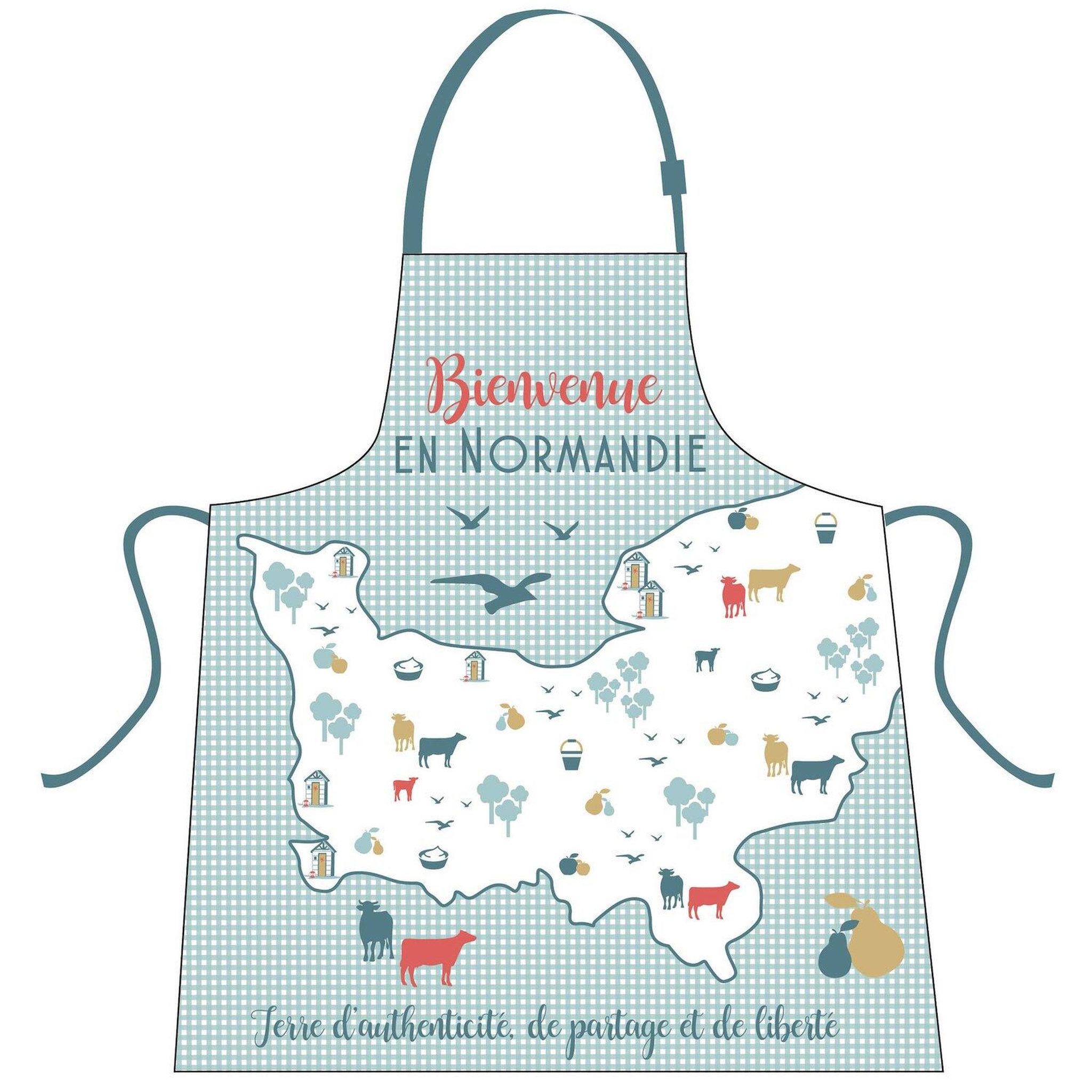 Voir la diapositive 2 : Les Ateliers du Linge Tablier 100% coton