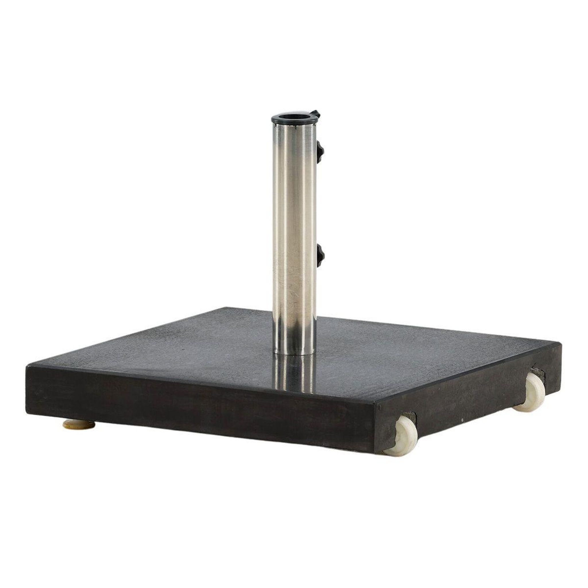 Paris Prix Pied de parasol carré en granite  stathera  50cm gris