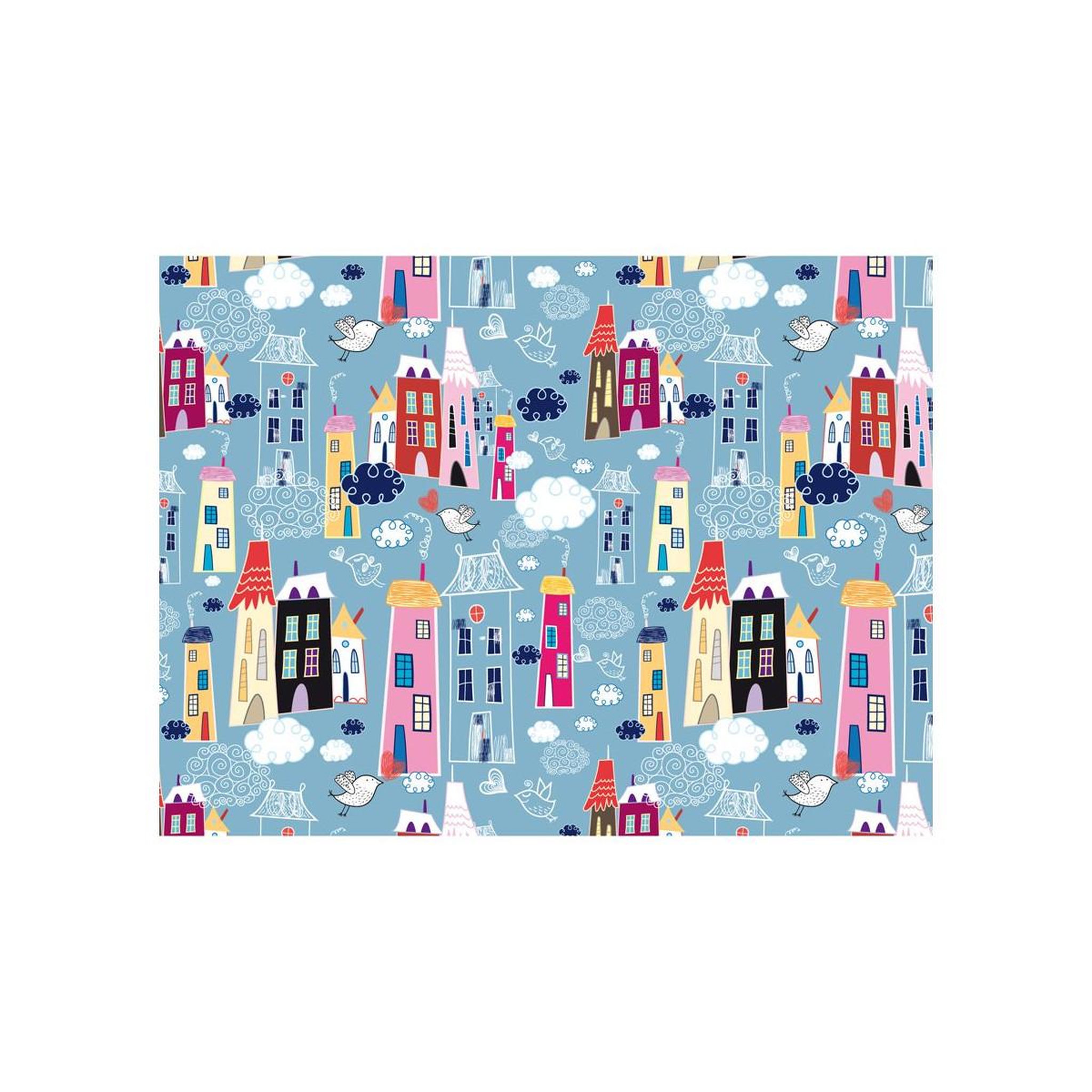Voir la diapositive 2 : Paris Prix Papier peint  petit village dans les nuages