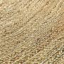 Voir la diapositive 3 : Paris Prix Tapis à Pompons en Jute  Sanda  120cm Argent