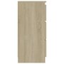 Voir la diapositive 5 : VIDAXL Buffet Chene sonoma 60x35x76 cm Bois d'ingenierie