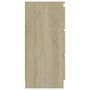 Voir la diapositive 5 : VIDAXL Buffet Chene sonoma 60x35x76 cm Bois d'ingenierie