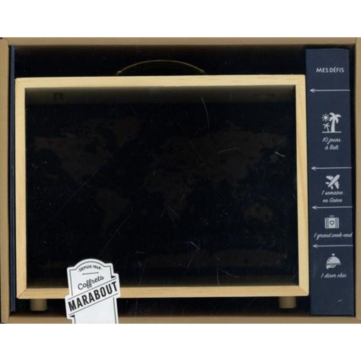 MA VALISETTE A REVES. PETITES ECONOMIES, GRANDS PLAISIRS ! COFFRET AVEC 1 VALISETTE-TIRELIRE EN BOIS ET 1 LIVRET LE PETIT LIVRE DES ASTUCES BUDGET, DES CONSEILS SIMPLES POUR ECONOMISER, Marabout