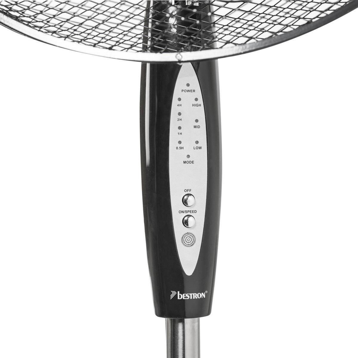 Bestron Ventilateur sur pied 45cm 45w noir avec télécommande - asv45zr