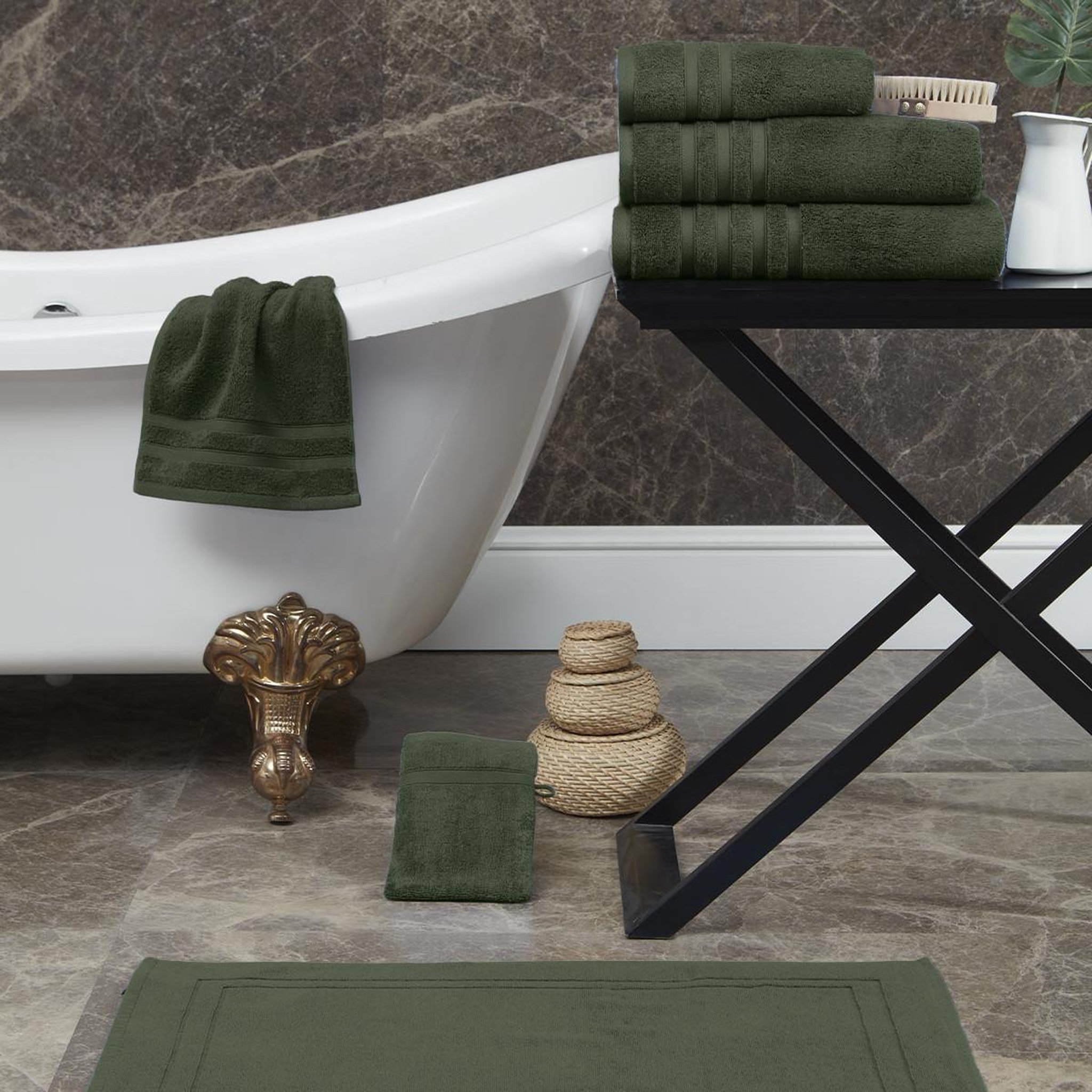 Voir la diapositive 4 : Sensei Maison Maxi drap de bain 600 g/m² SENSILK - 100x150 cm
