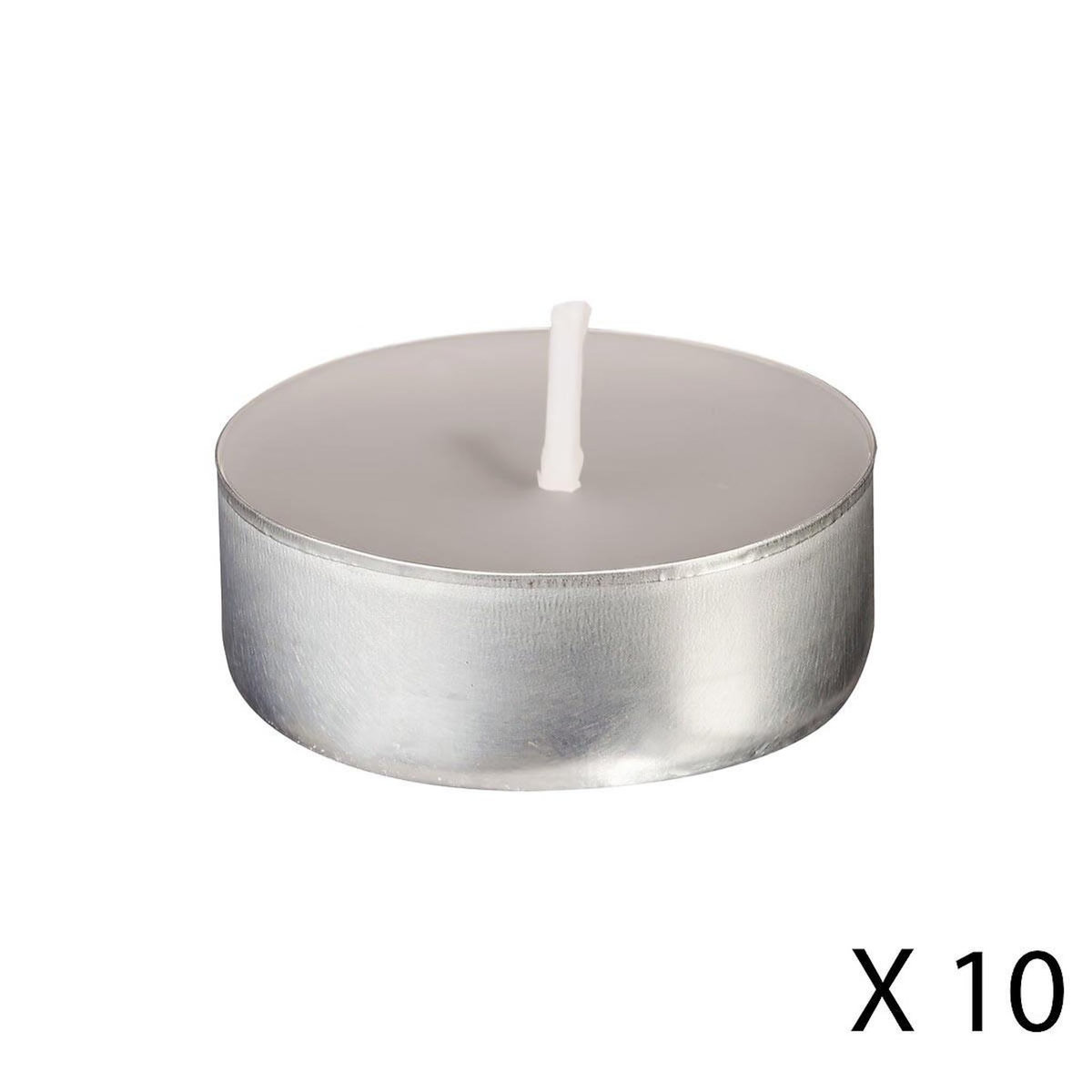 COMPTOIR DE LA BOUGIE Lot de 30 Bougies Chauffe-Plat Parfumées 3,7cm Jasmin