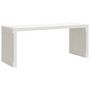 Voir la diapositive 5 : VIDAXL Banc de jardin extensible blanc 212,5x40,5x45cm bois massif pin
