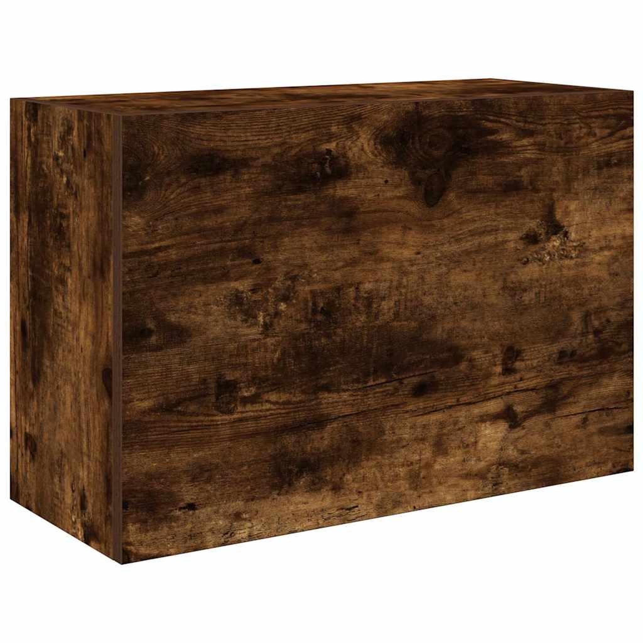 Voir la diapositive 2 : VIDAXL Armoire murale de bain chene fume 60x25x40 cm bois d'ingenierie