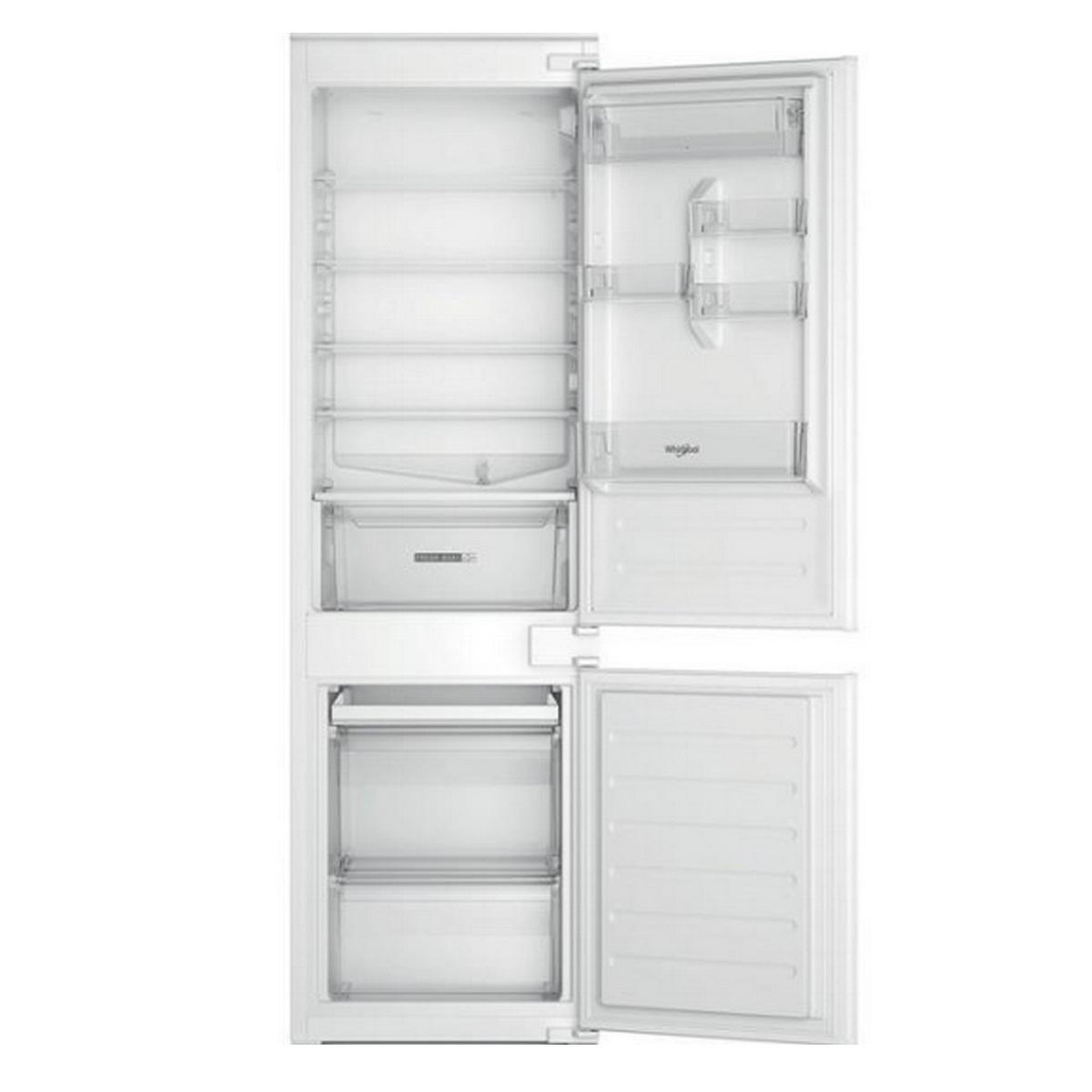 Voir la diapositive 3 : Whirlpool Réfrigérateur combiné intégrable à glissières 268l - whc18d071a1fr