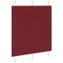 Voir la diapositive 4 : VIDAXL Store plisse rouge bordeaux 115x150 cm largeur du tissu 114,4cm