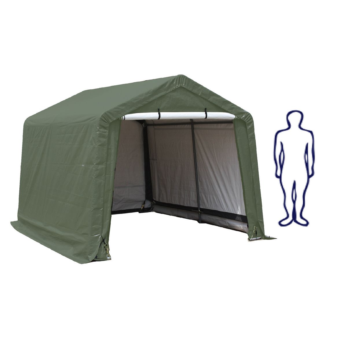 Habrita Abri de jardin toile - 13,3m²