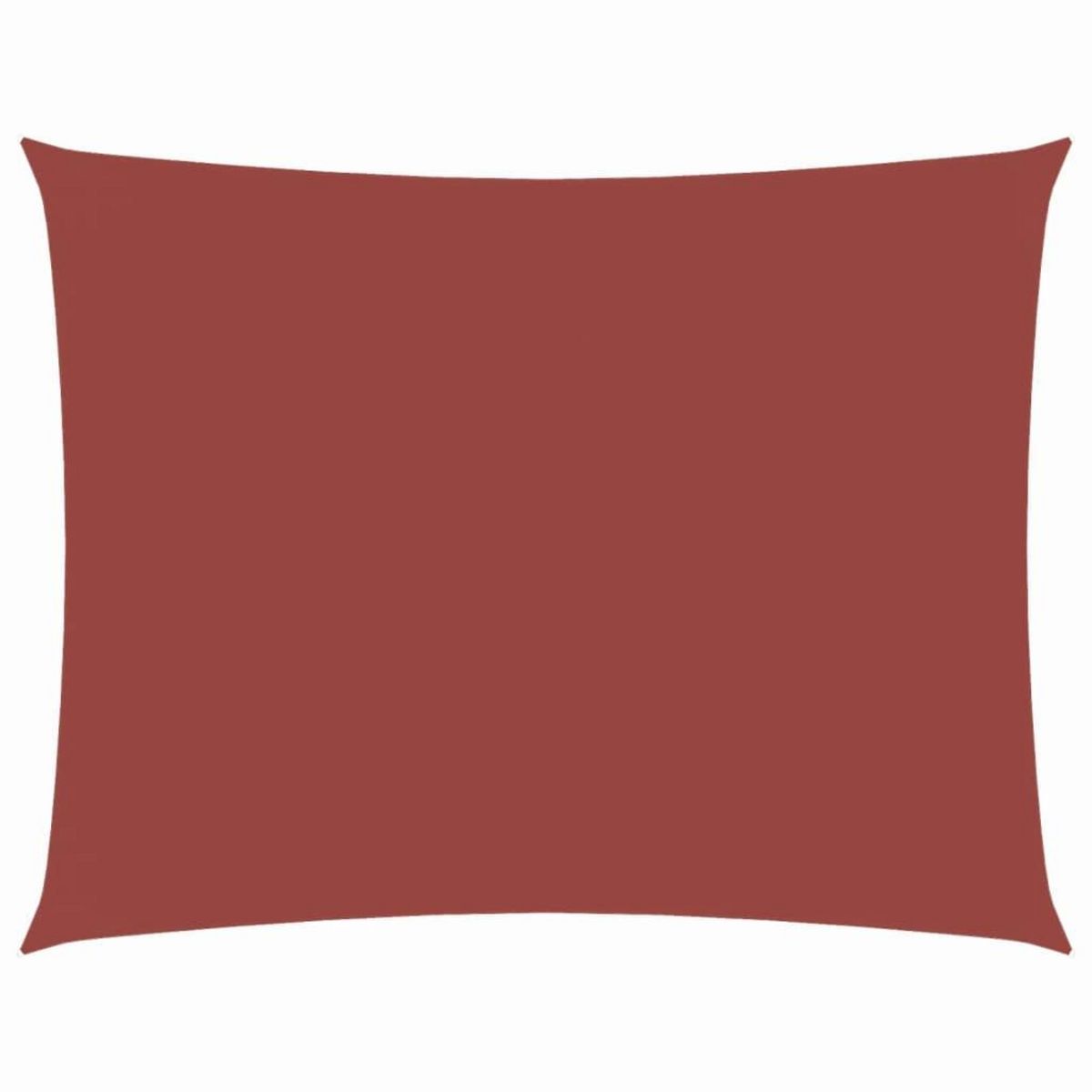 VIDAXL Voile de parasol tissu oxford rectangulaire 3x4 m terre cuite