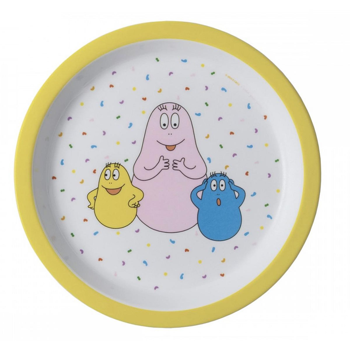 Petit Jour Assiettes Bébé Barbapapa 18cm