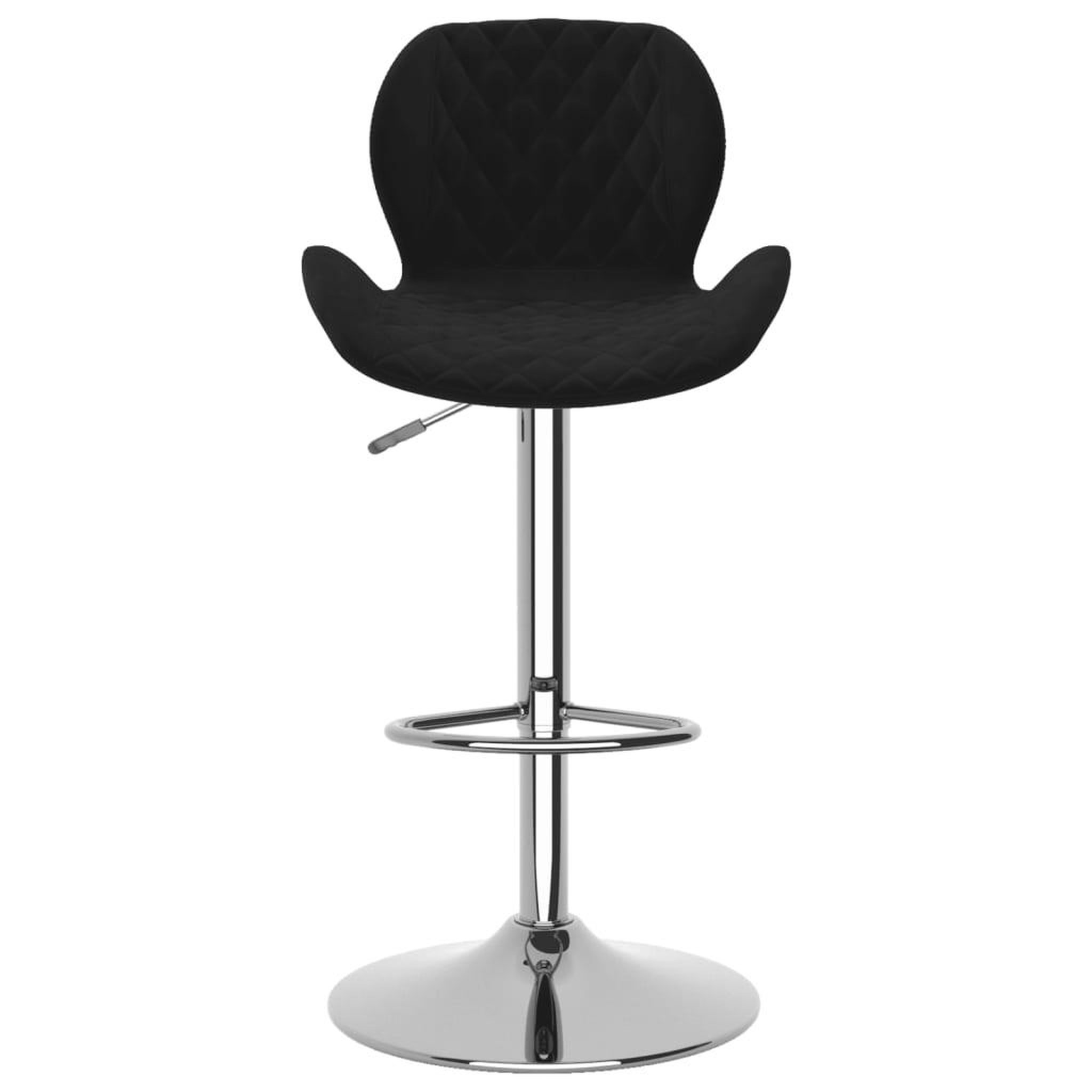 Voir la diapositive 4 : VIDAXL Tabourets de bar lot de 2 noir velours