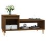 Voir la diapositive 4 : VIDAXL Table basse Chene marron 100x50x45 cm Bois d'ingenierie