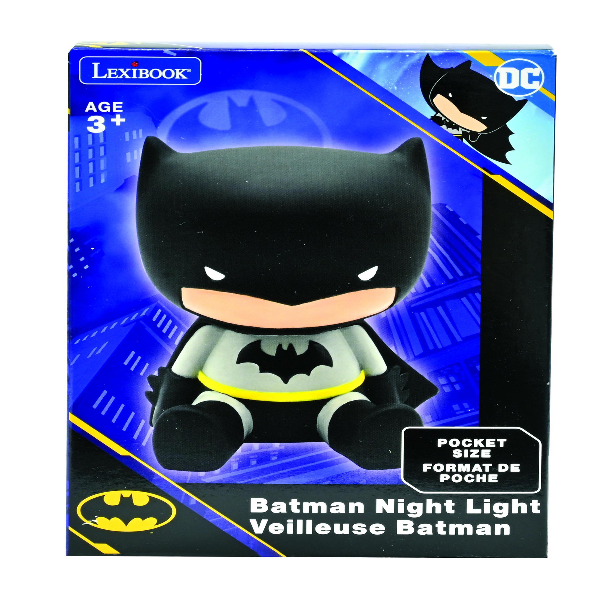 Voir la diapositive 4 : Lexibook Veilleuse Batman en 3D avec variation de couleurs