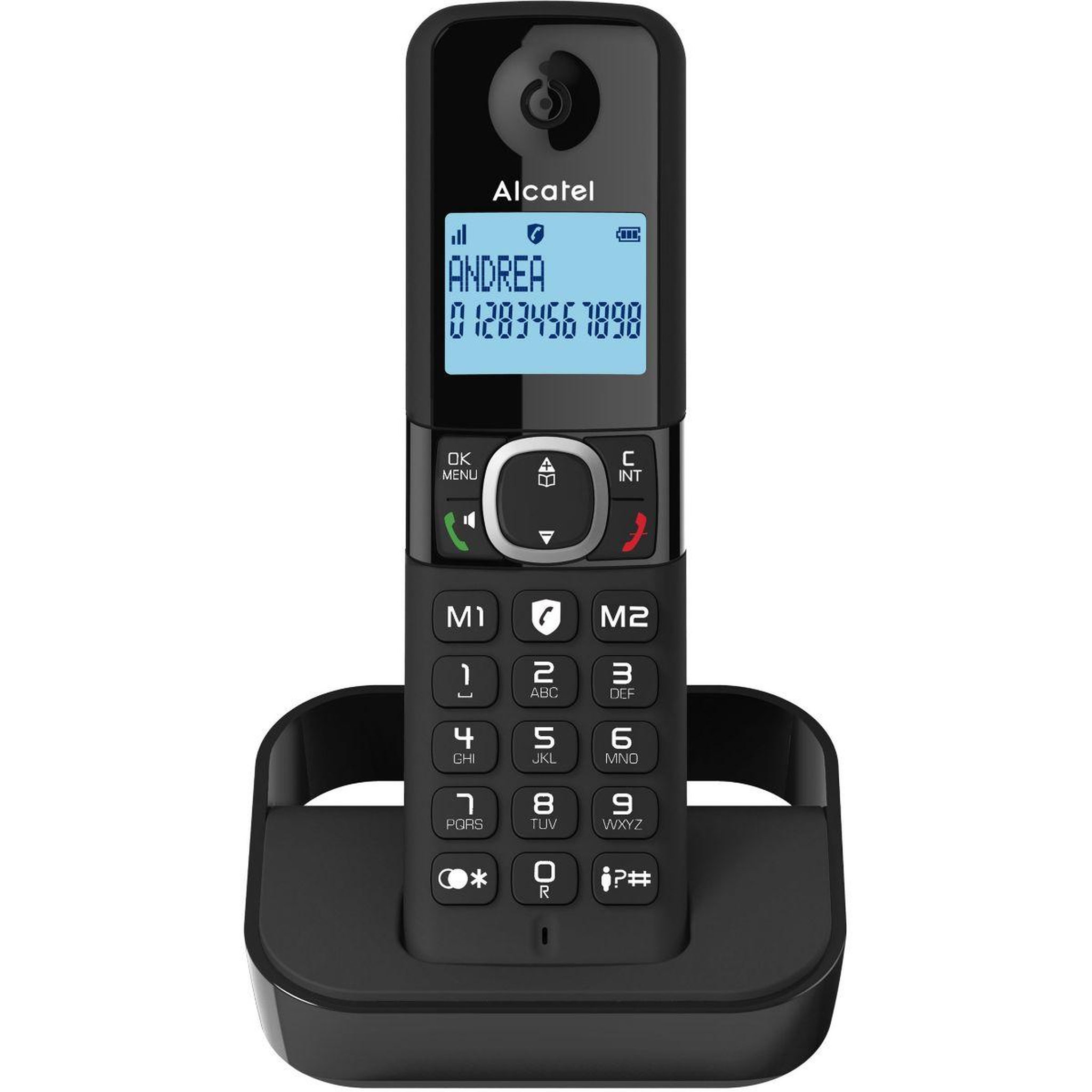 Alcatel Téléphone sans fil f860 solo noir