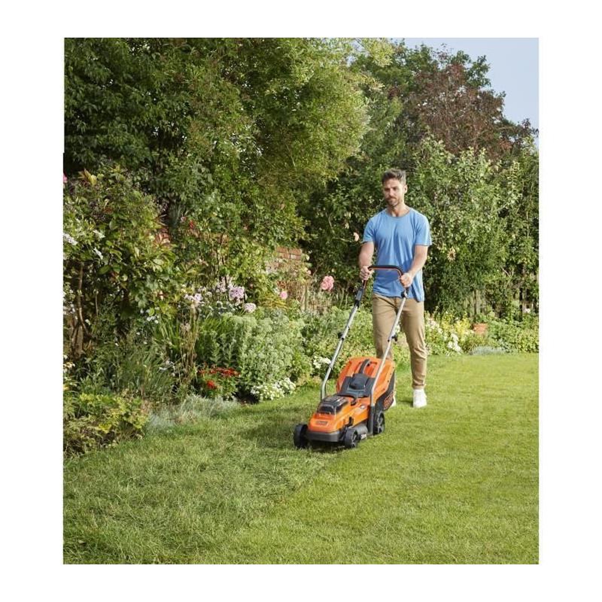 Voir la diapositive 3 : Black et Decker BLACK + DECKER Tondeuse 33 cm sans fil LITHIUM 18V - 2,5Ah - 2 batteries - 1 chargeur - BCMW3318L2-QW