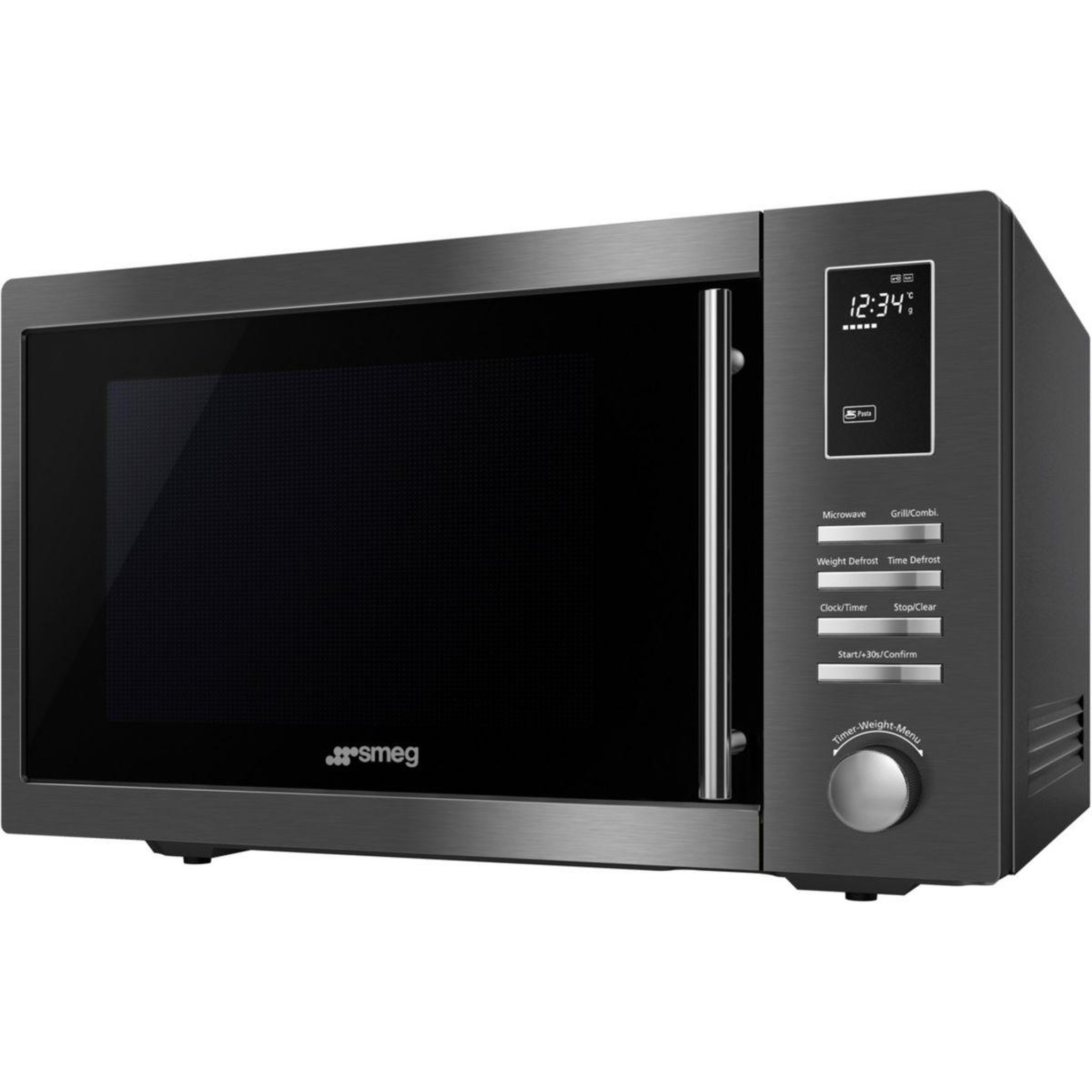 Voir la diapositive 2 : SMEG Micro ondes grill moe25b