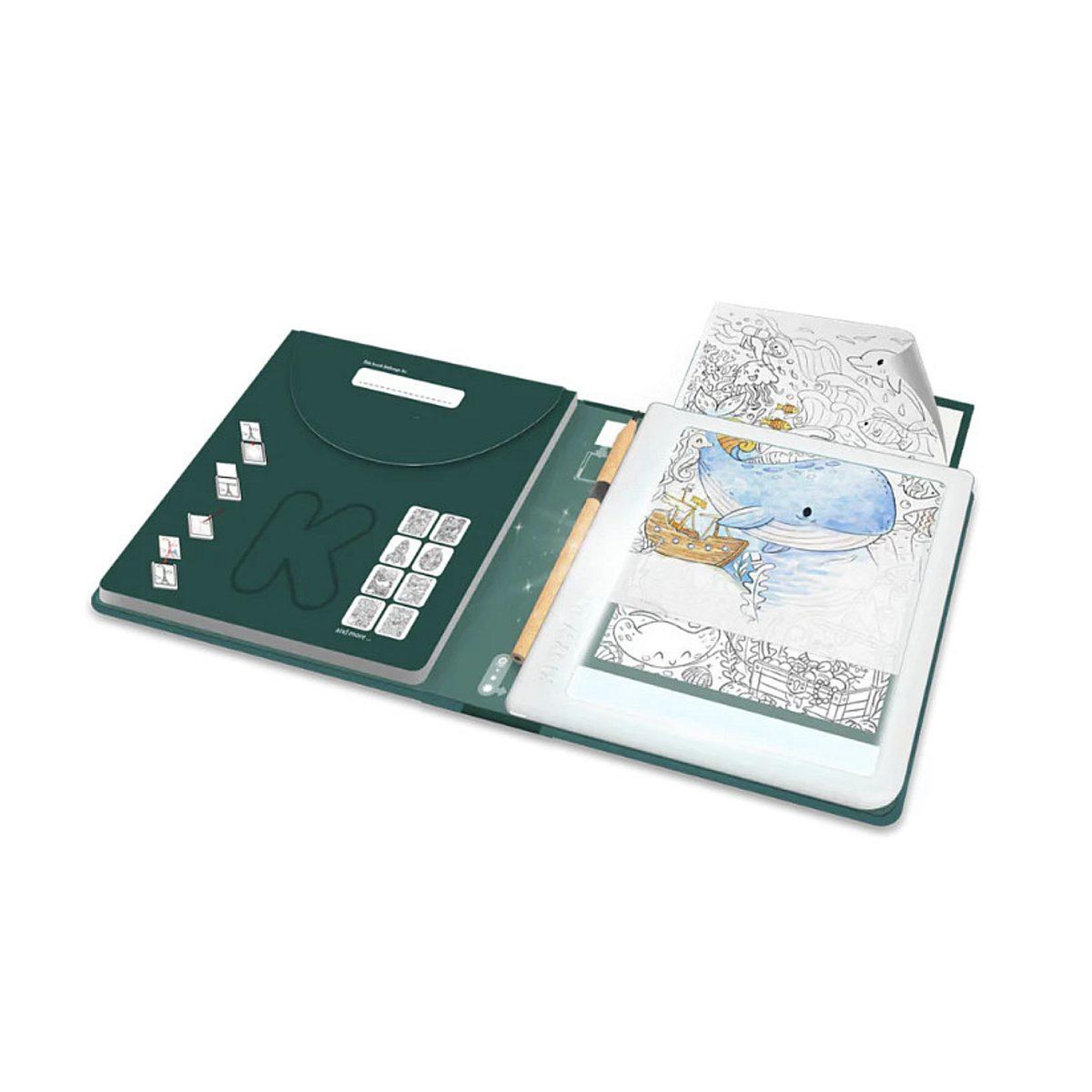 KIDYWOLF Tablette lumineuse avec dessins à décalquer - meli melo