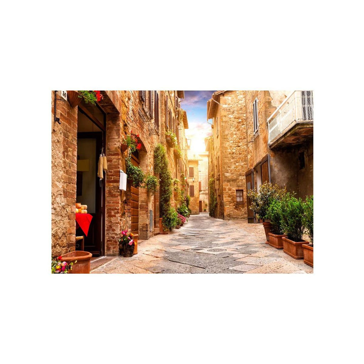 Paris Prix Papier Peint  Colourful Street in Tuscany