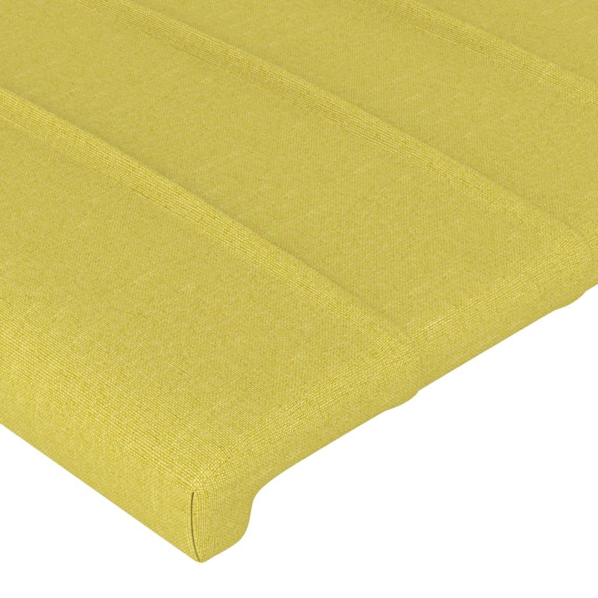 Voir la diapositive 4 : VIDAXL Tete de lit Vert 100x5x78/88 cm Tissu