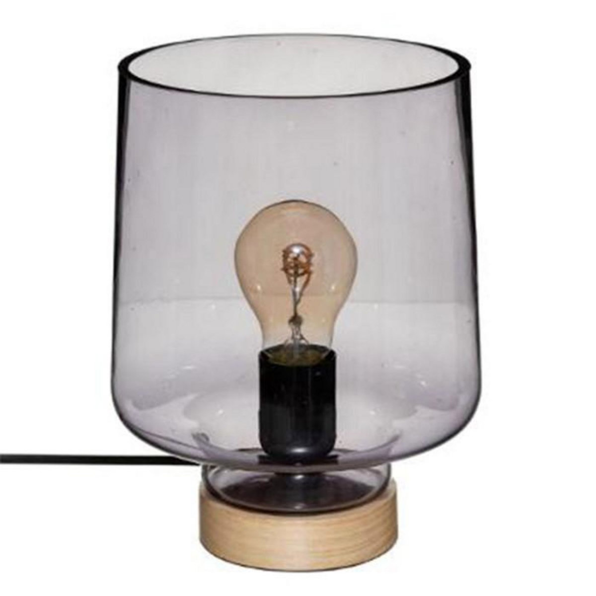 ATMOSPHERA Lampe à Poser Design  Mind  23cm Gris Fumé