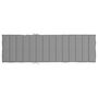 Voir la diapositive 5 : VIDAXL Coussin de chaise longue gris 200x60x3 cm tissu oxford