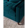 Voir la diapositive 5 : BEST MOBILIER Polar - canapé d'angle réversible convertible - en velours au design scandinave - 4 places
