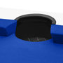 Voir la diapositive 5 : Rendez vous déco Table de billard convertible blanche tapis bleu-Eddie