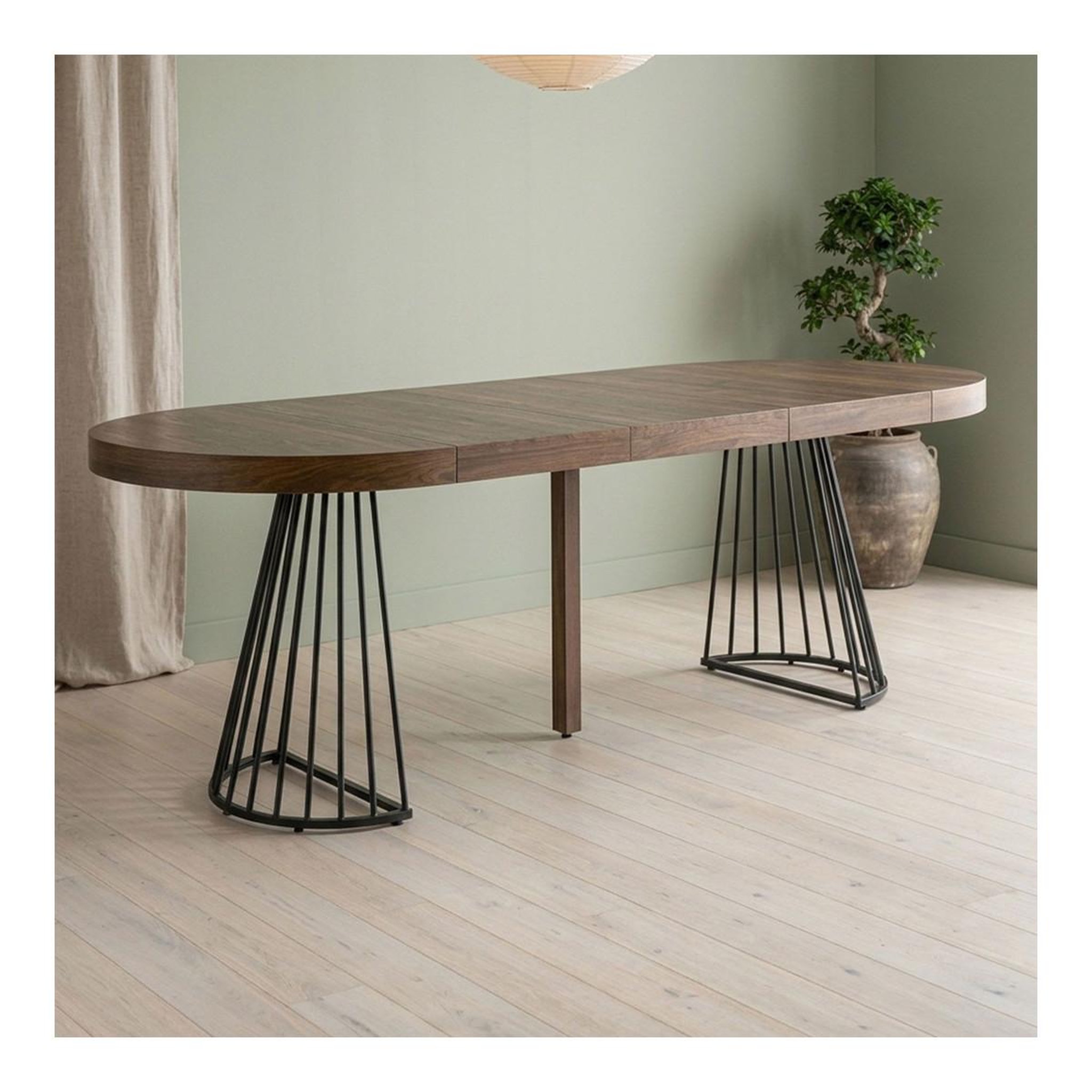 Voir la diapositive 3 : Paris Prix Table de repas extensible  virginia  110-260cm naturel
