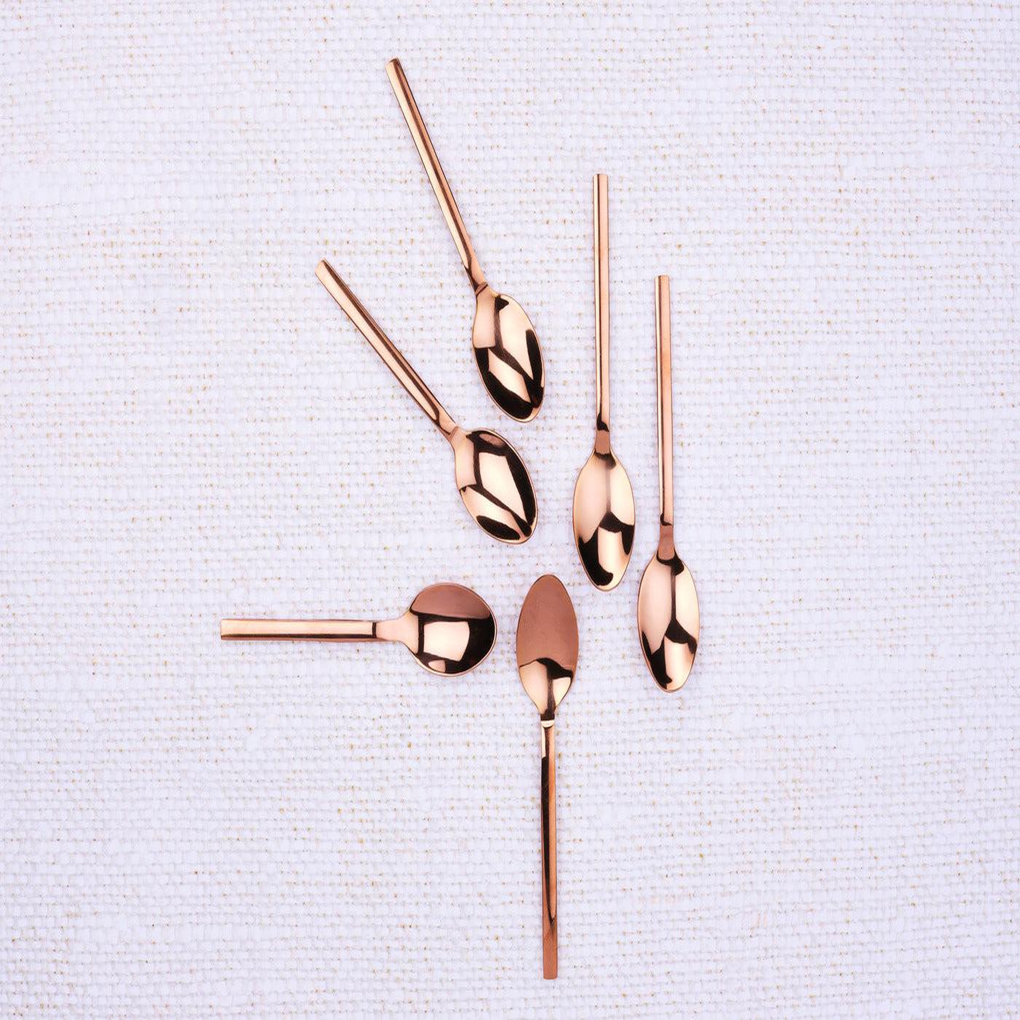 Voir la diapositive 3 : BJORN Coffret 6 petites cuillères EMUND - Copper