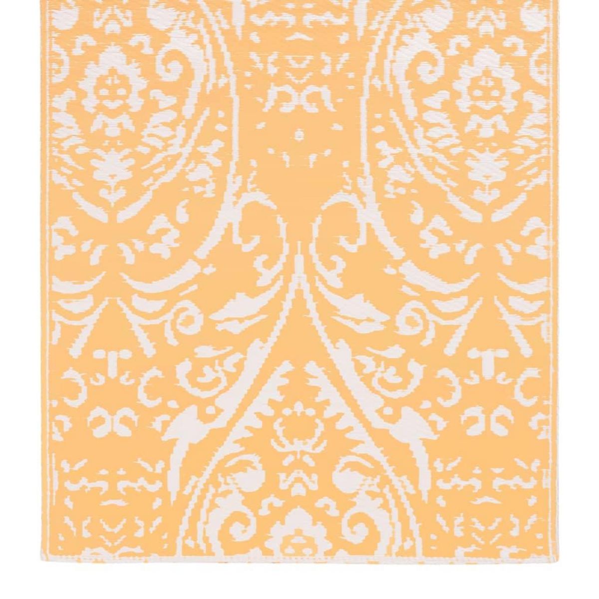 VIDAXL Tapis d'exterieur ARAKIL Orange et blanc 120x180 cm PP