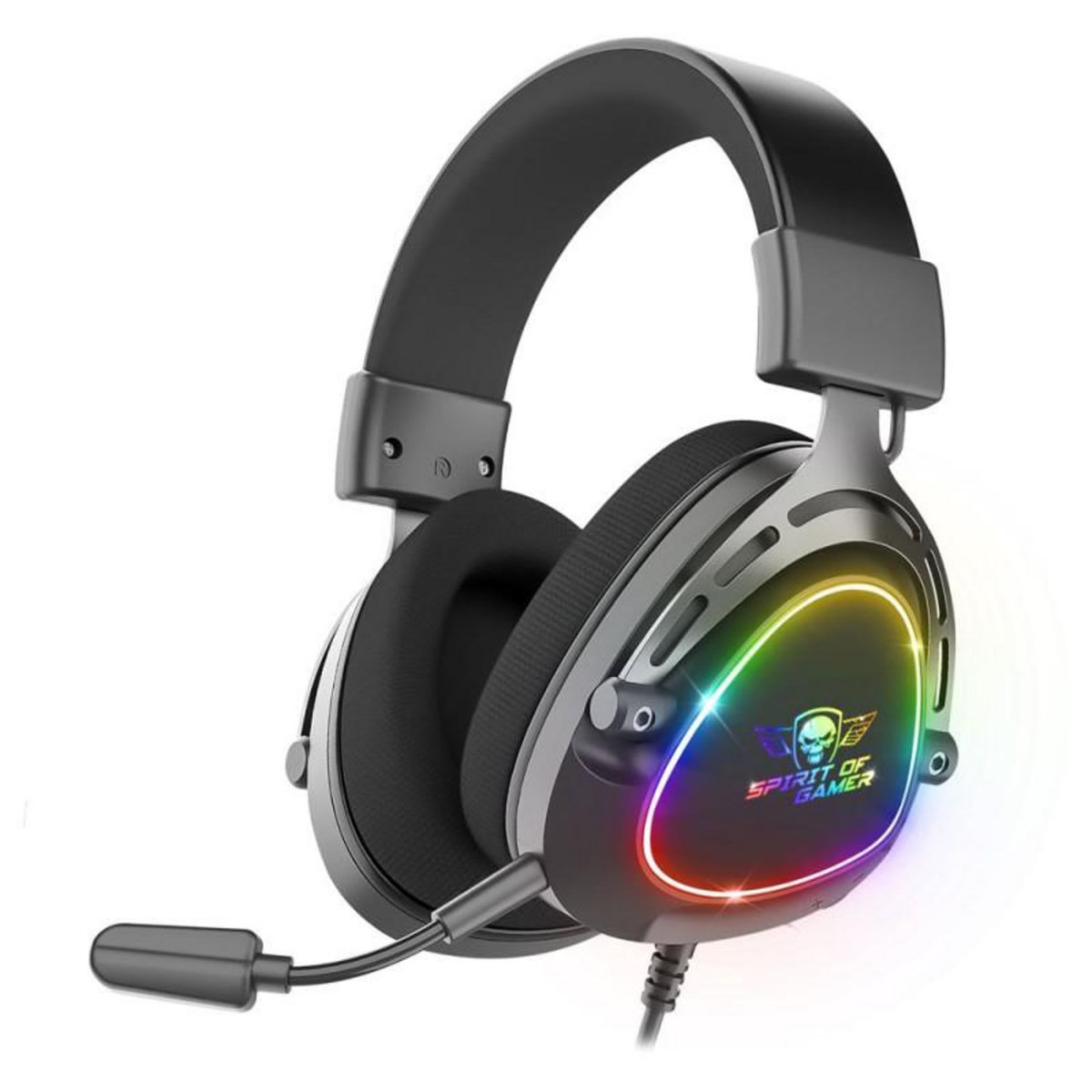 SPIRIT Of GAMER Casque circum aural filaire Spirit Of Gamer Elite H41 pour PC Mac PS4 PS5 Nintendo Switch Xbox One Xbox Series X et S Noir