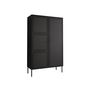 Voir la diapositive 2 : BEST MOBILIER Lavaggi - buffet haut - noir - 166 cm