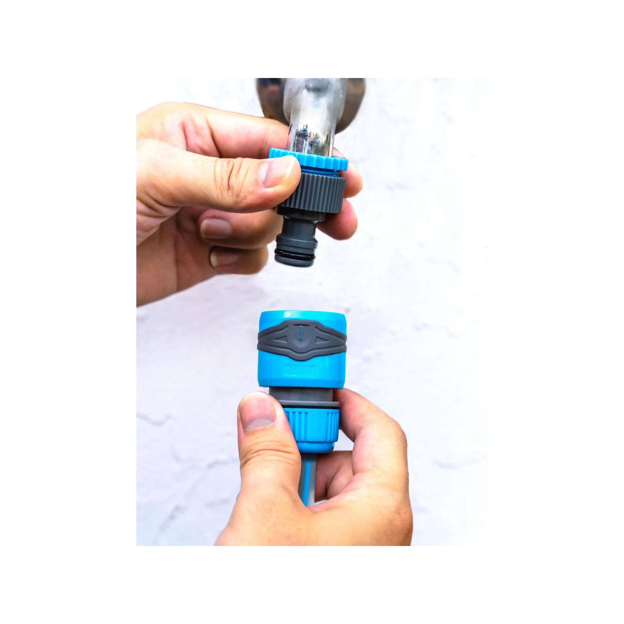 Voir la diapositive 5 : SUAN Lance d'arrosage et de nettoyage - suan - kit complet avec raccords d'arrosage soft touch
