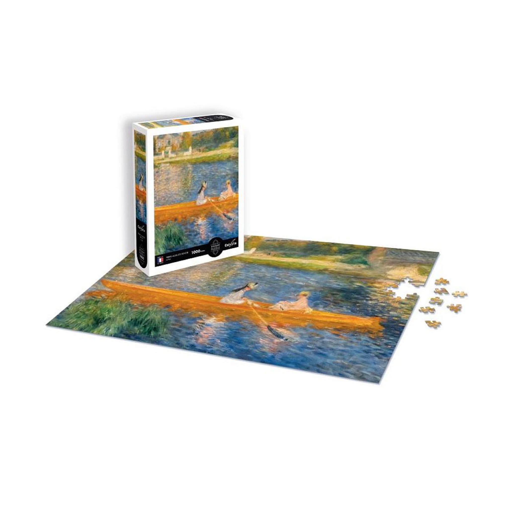 Voir la diapositive 2 : Sentosphere Puzzle 1000 pièces - la yole - pierre-auguste renoir