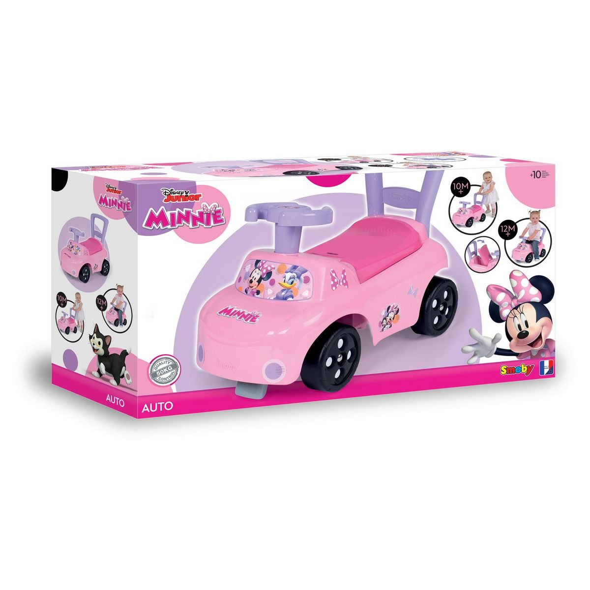 SMOBY Porteur Auto Minnie